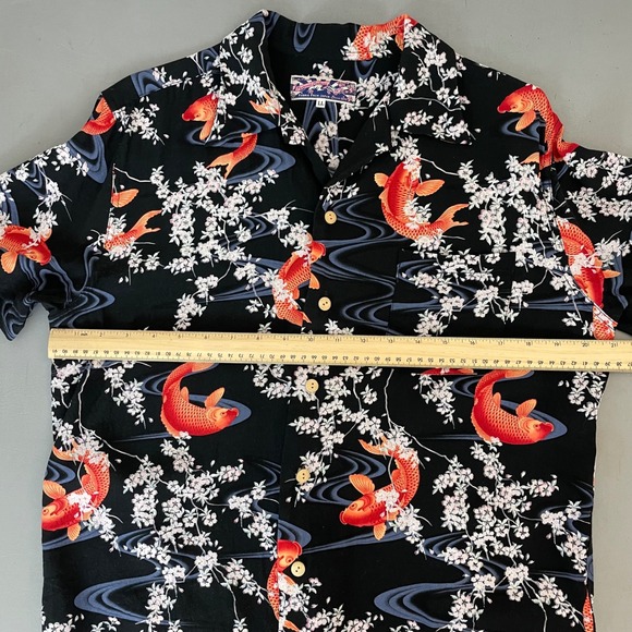 Nagomi Sakura Shirt Mens Large L Japanese Button Up - Picture 5 of 8